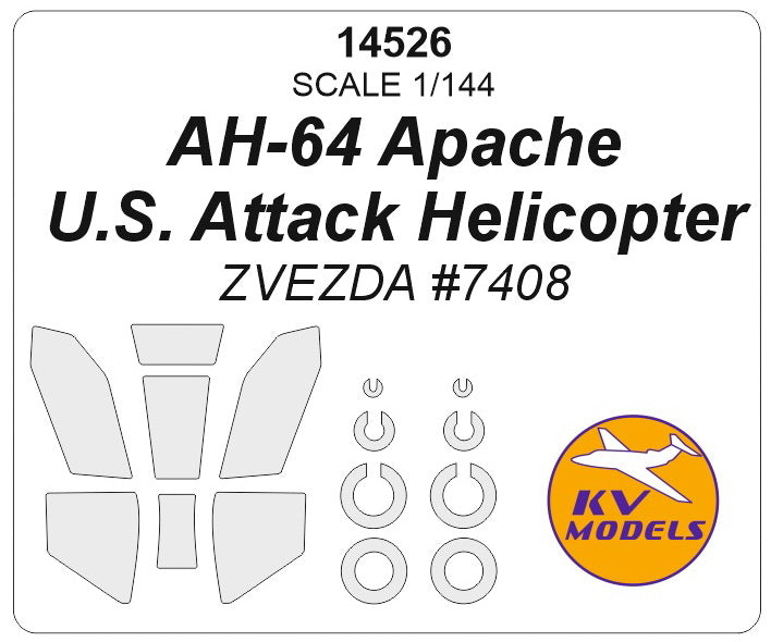 KV Models KV14526 1:144 Bell/Boeing AH-64 Apache