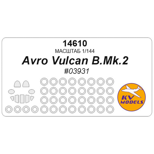 KV Models KV14610 1:144 Avro Vulcan B.Mk.2