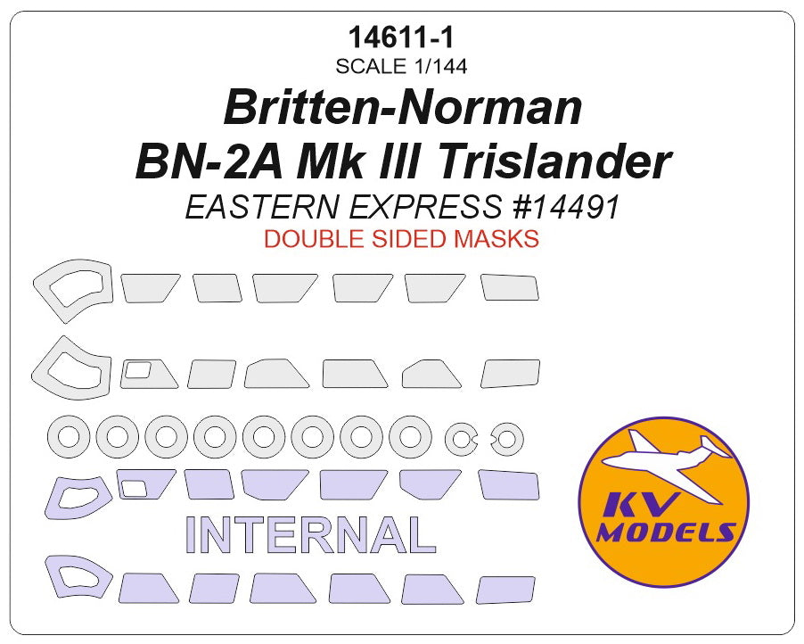 KV Models KV14611-1 1:144 Britten-Norman BN-2A Mk III Trislander