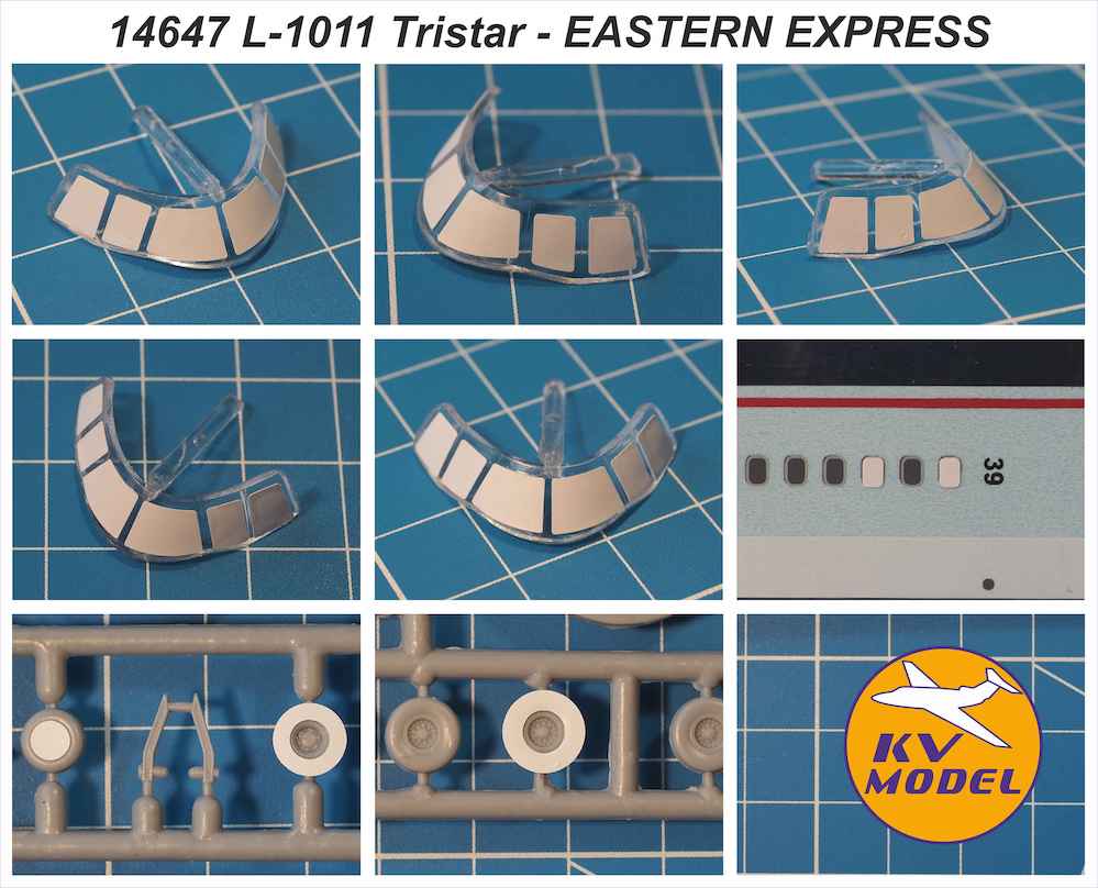 KV Models KV14647 Lockheed L-1011 Tristar Series Paint Masks 1:144