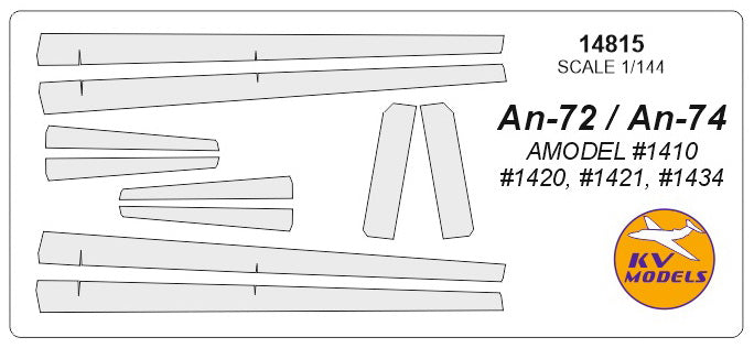 KV Models KV14815 1:144 Antonov An-72 / An-74 / anti-ice system masks