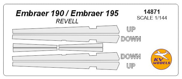 KV Models KV14871 1:144 Embraer 190 / Embraer 195