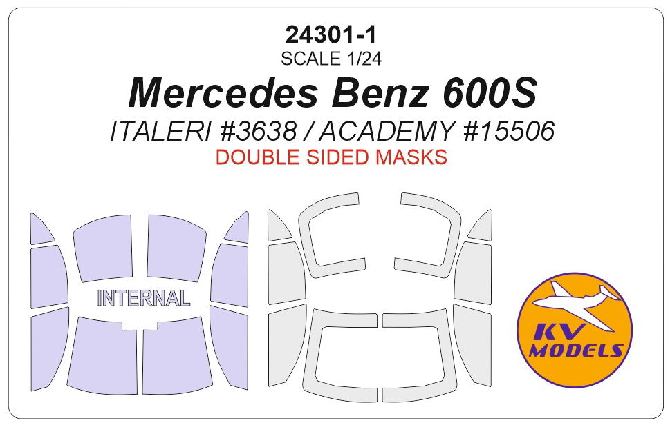 KV Models KV24301-1 1:24 Mercedes-Benz 600S