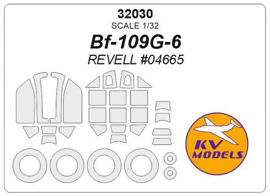 KV Models KV32030 1:32 Messerschmitt Bf-109G-6 + masks for wheels