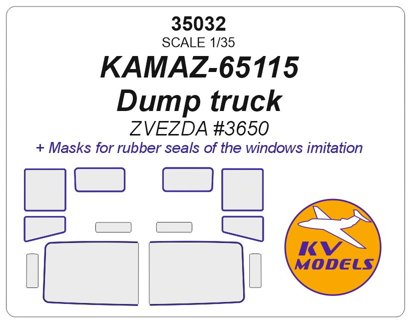 KV Models KV35032 1:35 KAMAZ-65115 Dump Truck