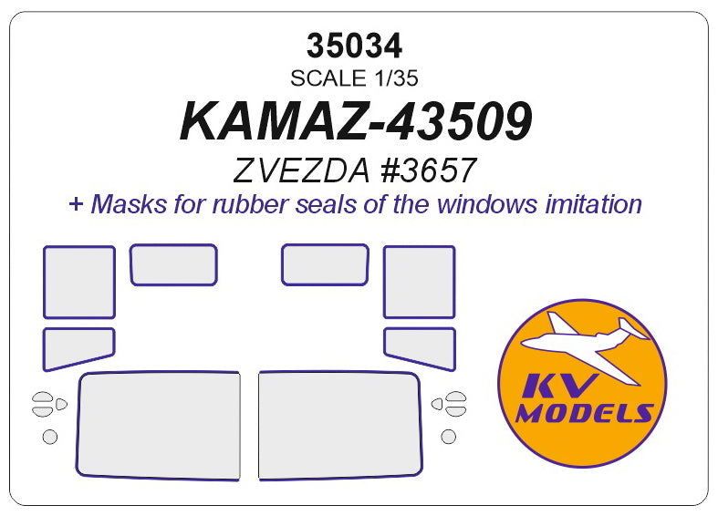 KV Models KV35034 1:35 KAMAZ-43509