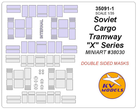 KV Models KV35091-1 1:35 Soviet Cargo Tramway "X" Series
