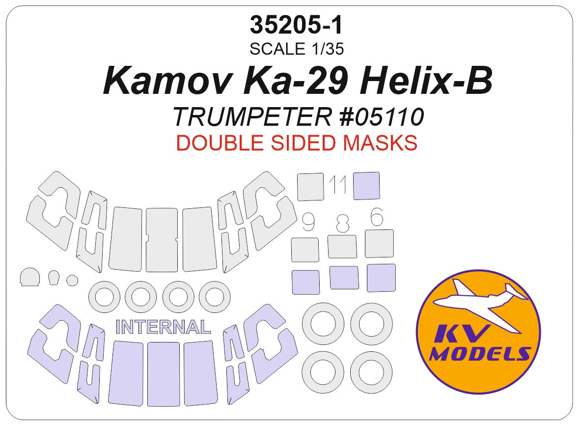 KV Models KV35205-1 1:35 Kamov Ka-29 Helix-B