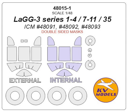 KV Models KV48015-1 1:48 Lavochkin LaGG-3