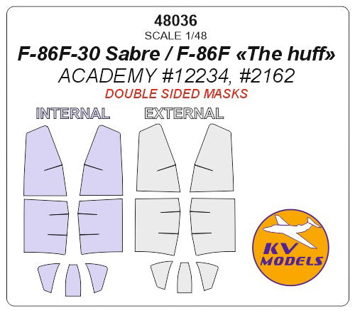 KV Models KV48036 1:48 North-American F-86 Sabre
