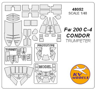 KV Models KV48052 1:48 Focke-Wulf Fw-200C-4 CONDOR