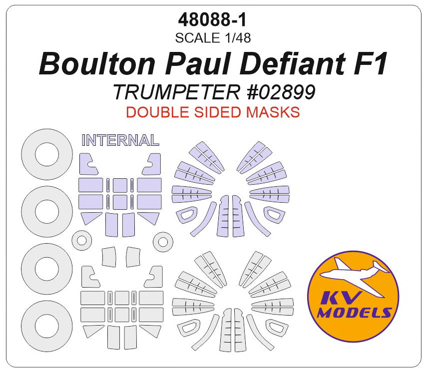KV Models KV48088-1 1:48 Boulton-Paul Defiant Mk.I