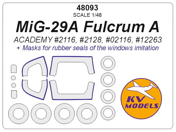 KV Models KV48093 1:48 Mikoyan MiG-29A Fulcrum