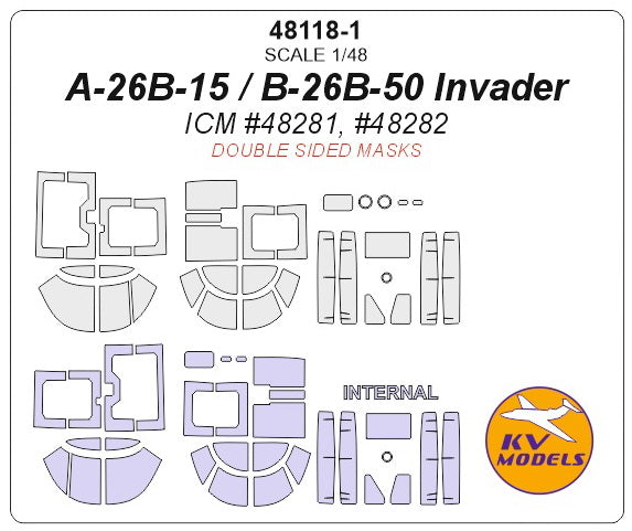 KV Models KV48118-1 1:48 Douglas A-26 / B-26 Invader