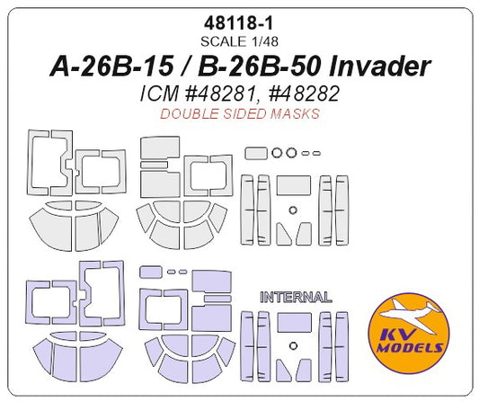 KV Models KV48118-1 1:48 Douglas A-26 / B-26 Invader