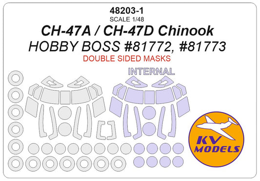 KV Models KV48203-1 1:48 Boeing CH-47A / CH-47D Chinook