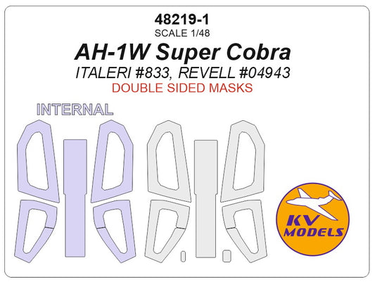KV Models KV48219-1 1:48 Bell AH-1W Super Cobra + masks for wheels