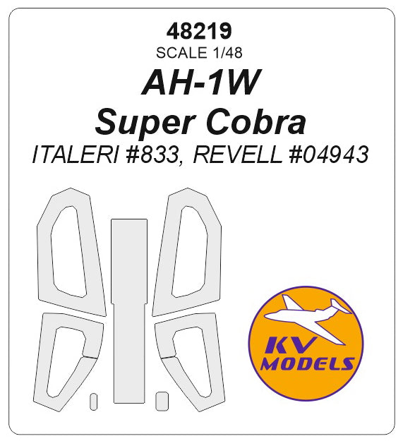 KV Models KV48219 1:48 Bell AH-1W Super Cobra + masks for wheels