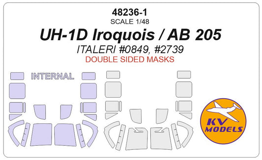 KV Models KV48236-1 1:48 Bell UH-1D Iroquois / AB-205