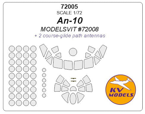 KV Models KV72005 1:72 Antonov An-10
