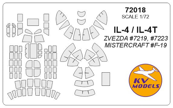 KV Models KV72018 1:72 Ilyushin IL-4
