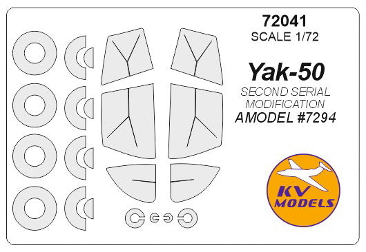 KV Models KV72041 1:72 Yak-50 second serial modification