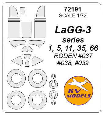 KV Models KV72191 1:72 Lavochkin LaGG-3