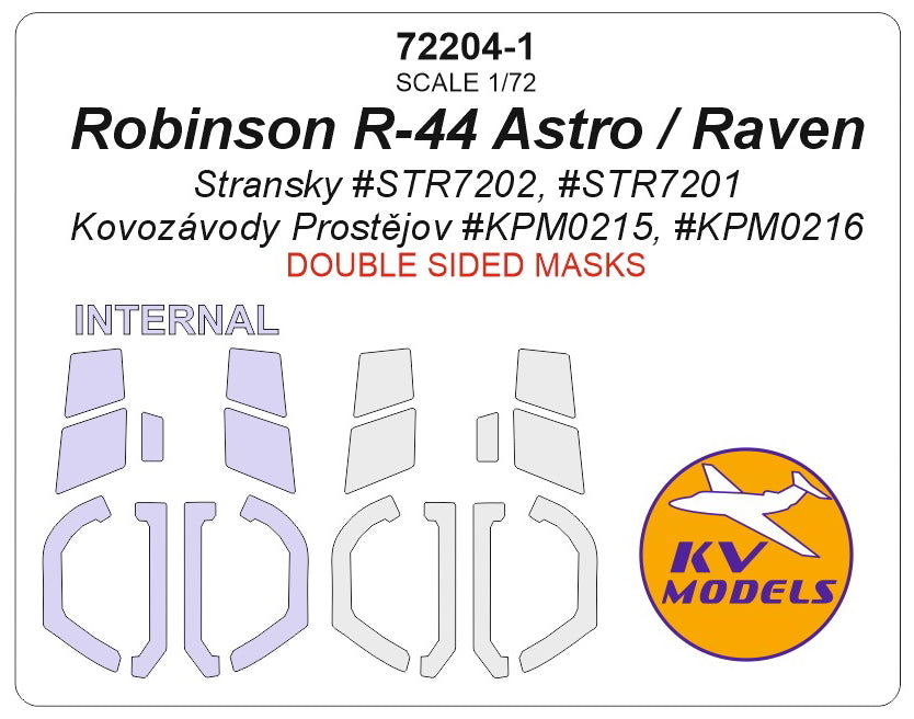 KV Models KV72204-1 1:72 Robinson R-44 Astro / Raven
