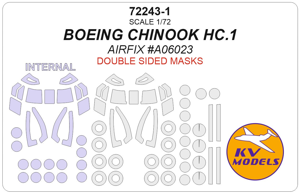 KV Models KV72243-1 1:72 BOEING CHINOOK HC.1