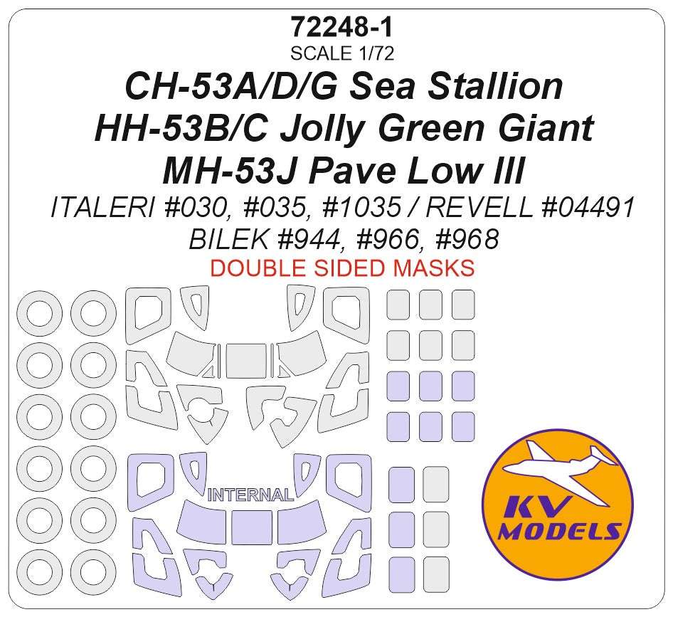 KV Models KV72248-1 MH-53J Pave Low/HH-53B/CH-53A/D Sea Stallion 1:72