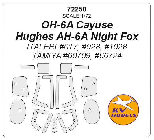 KV Models KV72250 1:72 Bell OH-6A Cayuse / AH-6A Night Fox