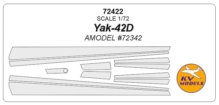 KV Models KV72422 1:72 Yakovlev Yak-42D