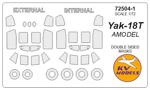KV Models KV72504-1 1:72 Yakovlev Yak-18T
