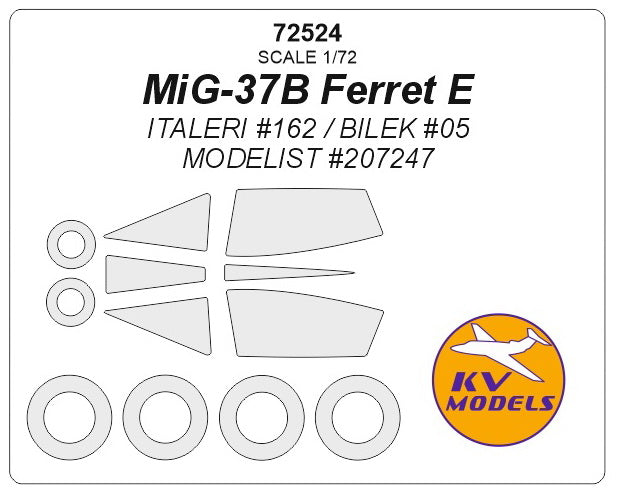 KV Models KV72524 1:72 Mikoyan MiG-37B Ferret E