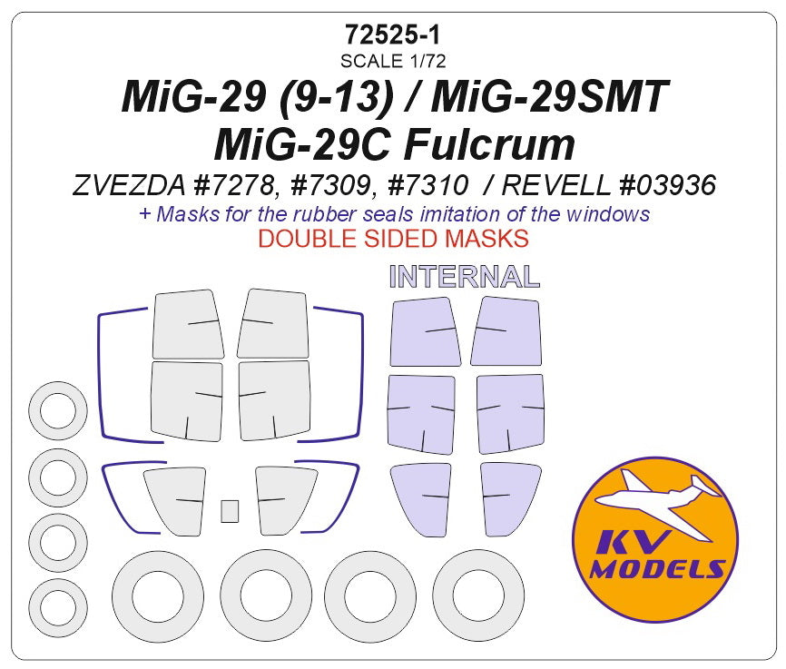 KV Models KV72525-1 1:72 Mikoyan MiG-29