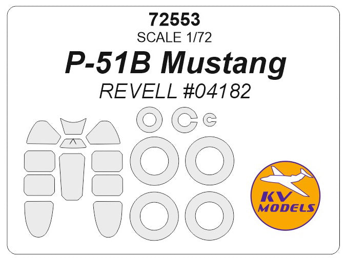 KV Models KV72553 1:72 North-American P-51B Mustang