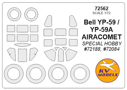 KV Models KV72562 1:72 Bell P-59 Airacomet