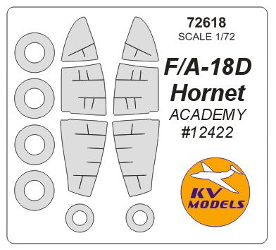 KV Models KV72618 1:72 McDonnell-Douglas F/A-18D Hornet
