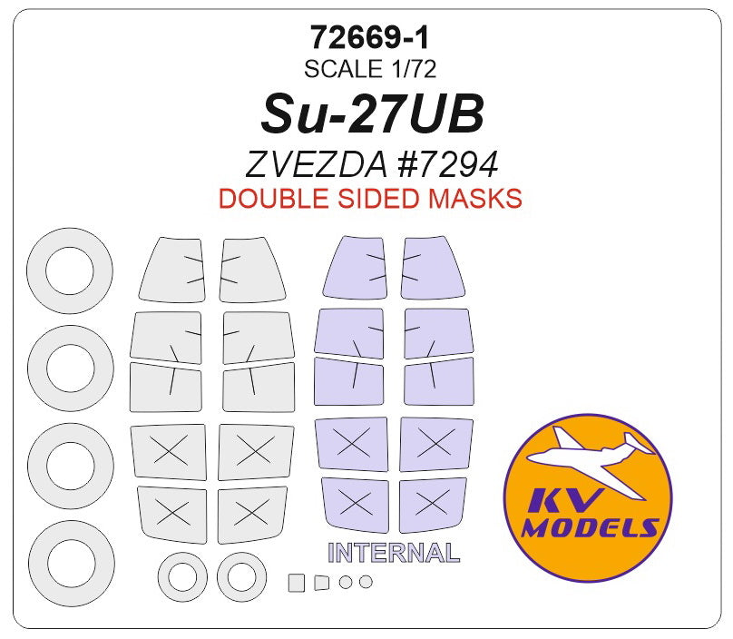 KV Models KV72669-1 1:72 Sukhoi Su-27UB
