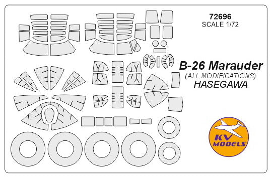 KV Models KV72696 1:72 Martin B-26B/B-26C/B-26F/B-26G Marauder