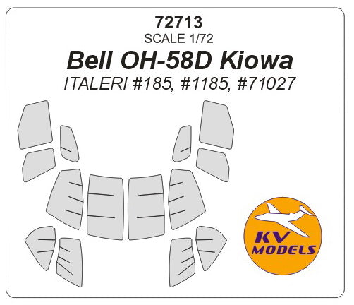 KV Models KV72713 1:72 Bell OH-58D Kiowa