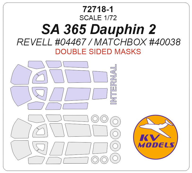 KV Models KV72718-1 1:72 SA 365 Dauphin 2