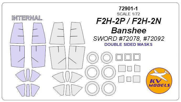 KV Models KV72901-1 1:72 McDonnell F2H-2 Banshee