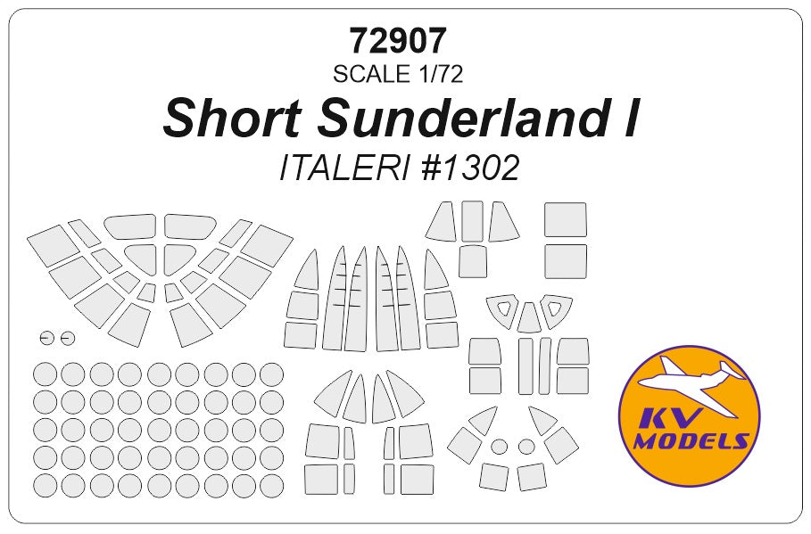 KV Models KV72907 1:72 Short Sunderland Mk.I