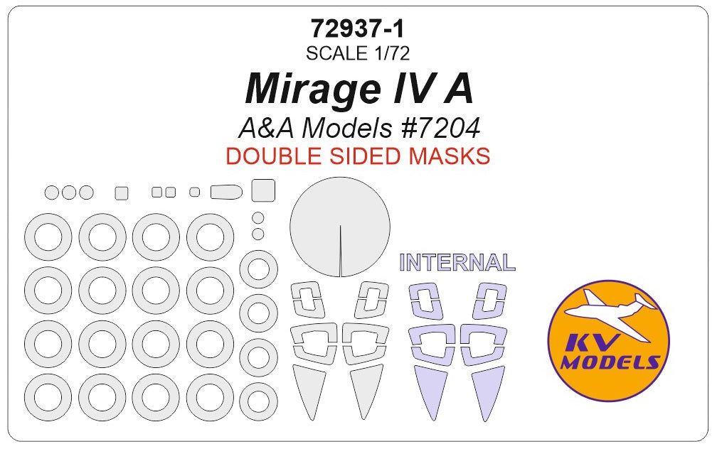 KV Models KV72937-1 1:72 Dassault_Mirage IV A
