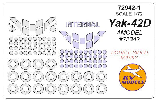 KV Models KV72942-1 1:72 Yakovlev Yak-42D