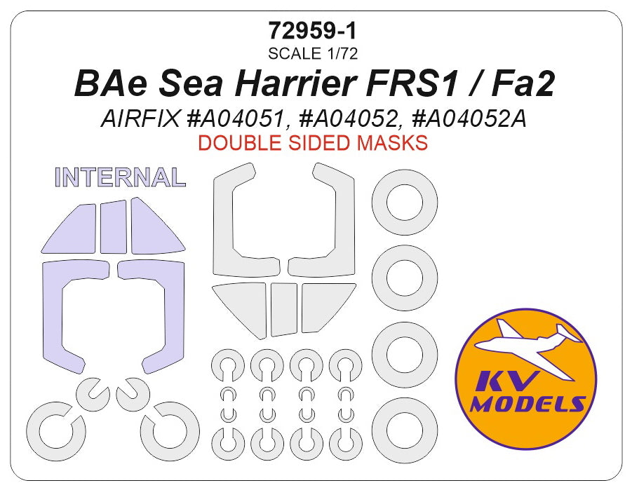 KV Models KV72959-1 1:72 BAe Sea Harrier FRS1 / FA2