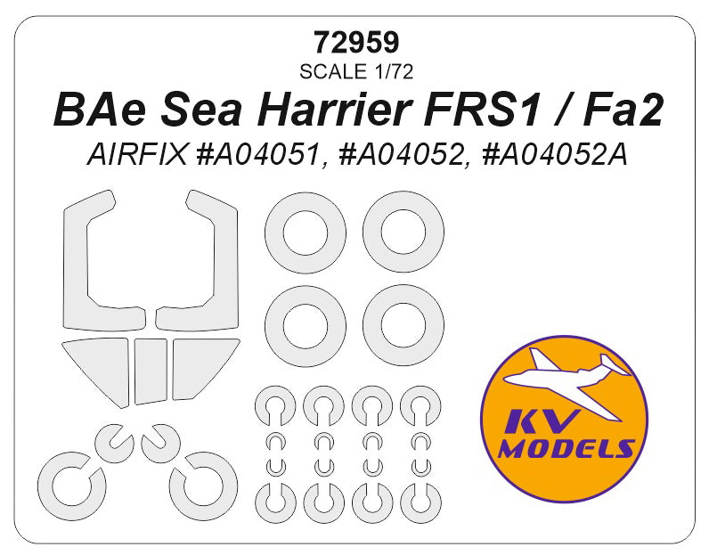 KV Models KV72959 1:72 BAe Sea Harrier FRS.1 / FA.2