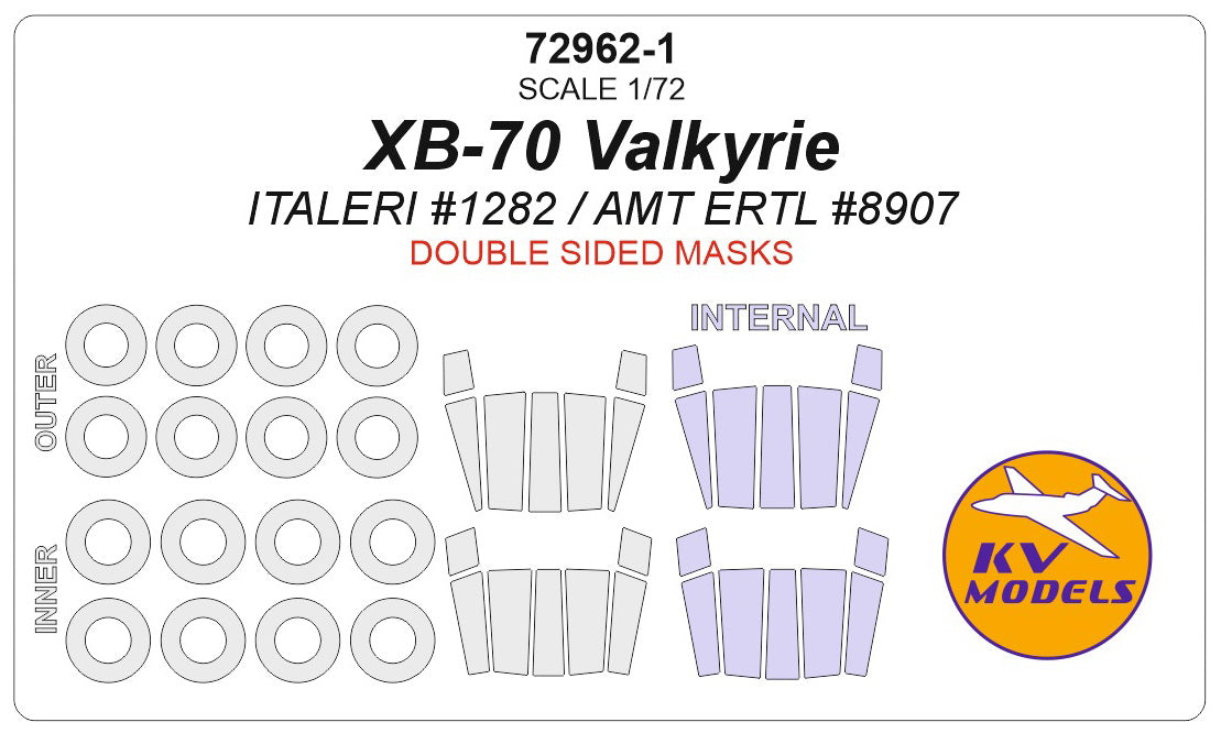 KV Models KV72962-1 1:72 XB-70 Valkyrie