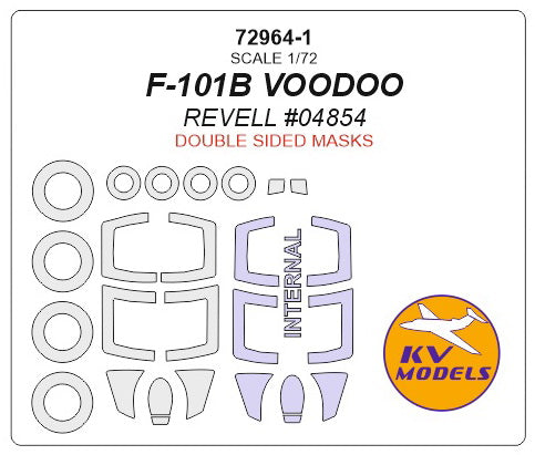 KV Models KV72964-1 1:72 McDonnell F-101B VOODOO